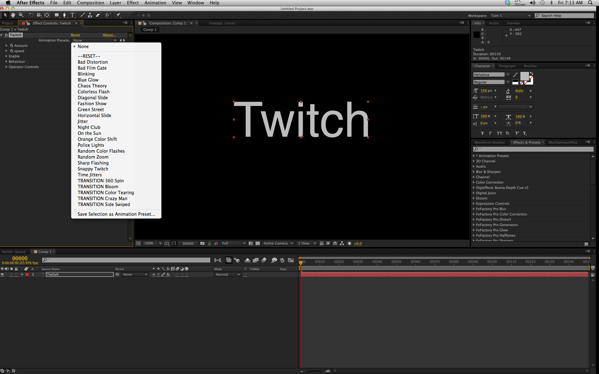 twitch after effects cs4 free download